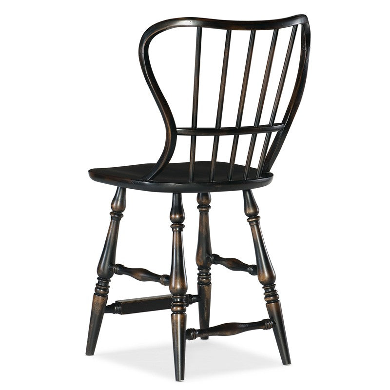 Ciao Bella - Spindle Back Counter Stool - Black