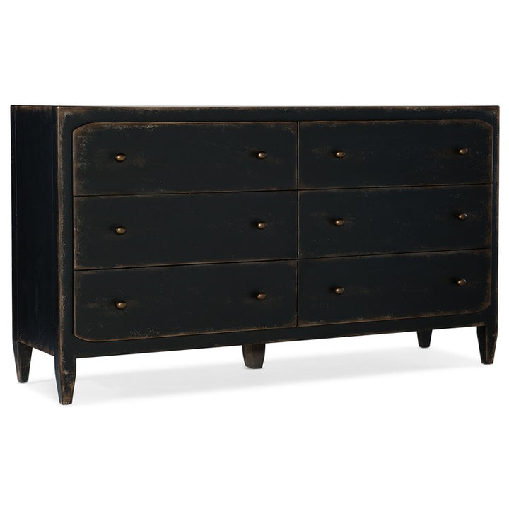 Ciao Bella - 6-Drawer Dresser - Black