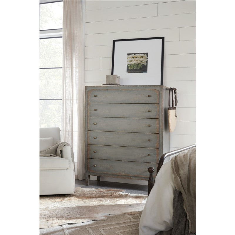 Ciao Bella - 6-Drawer Chest - Speckled Gray