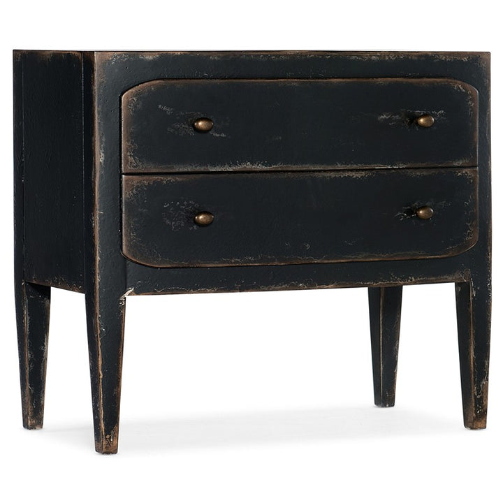 Ciao Bella - 2-Drawer Nightstand - Black