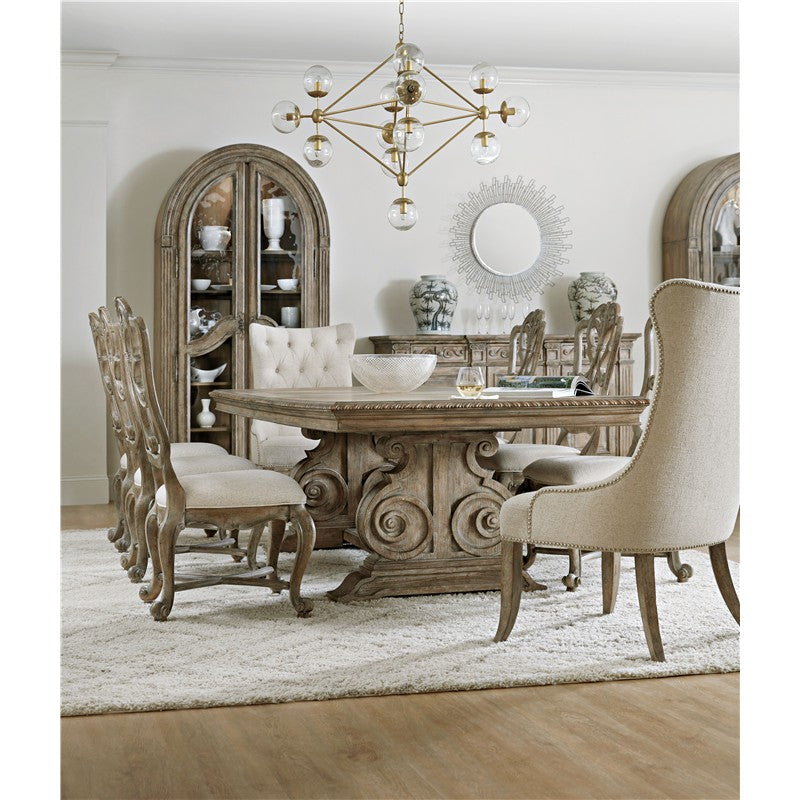 Castella - Rectangle Dining Table With 2-20" Leaves
