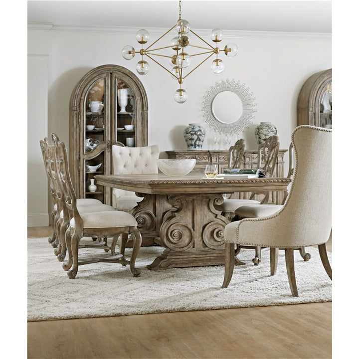 Castella - Rectangle Dining Table With 2-20" Leaves