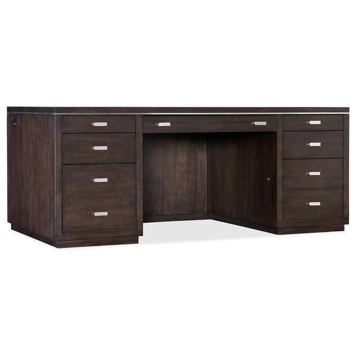 Work Your Way - House Blend Executive Desk - Dark Brown