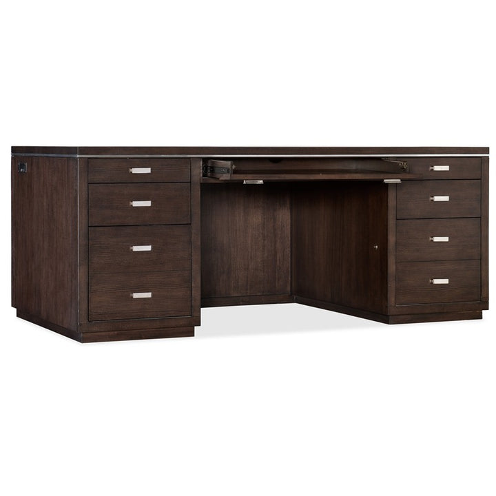 Work Your Way - House Blend Executive Desk - Dark Brown