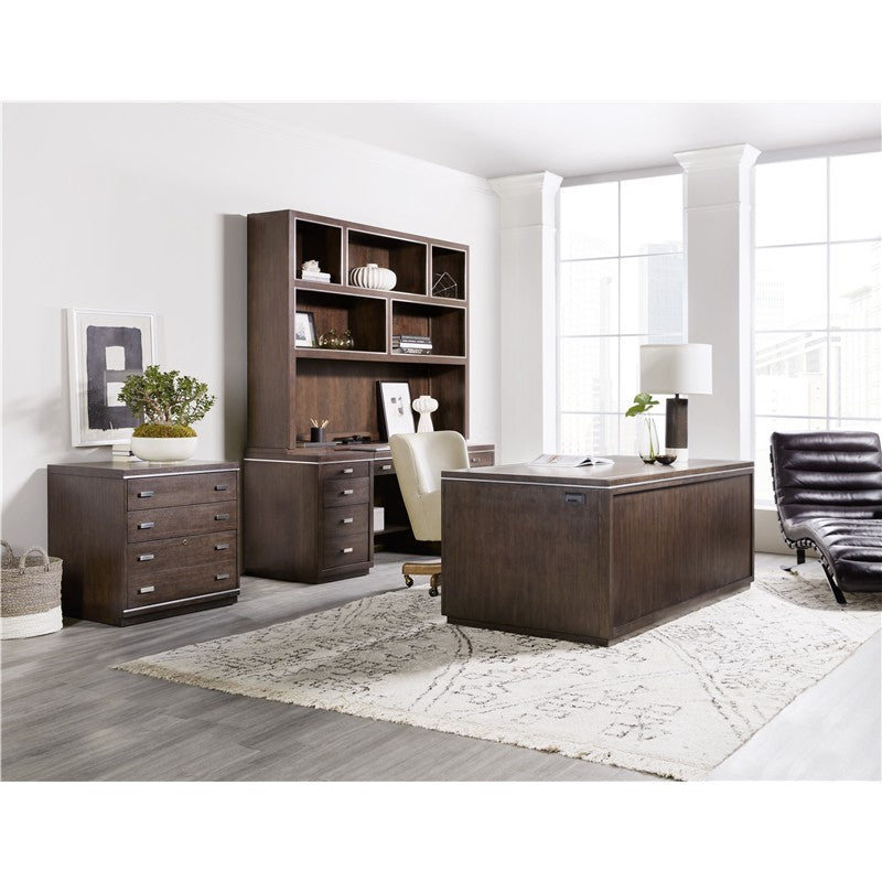 Work Your Way - House Blend Executive Desk - Dark Brown