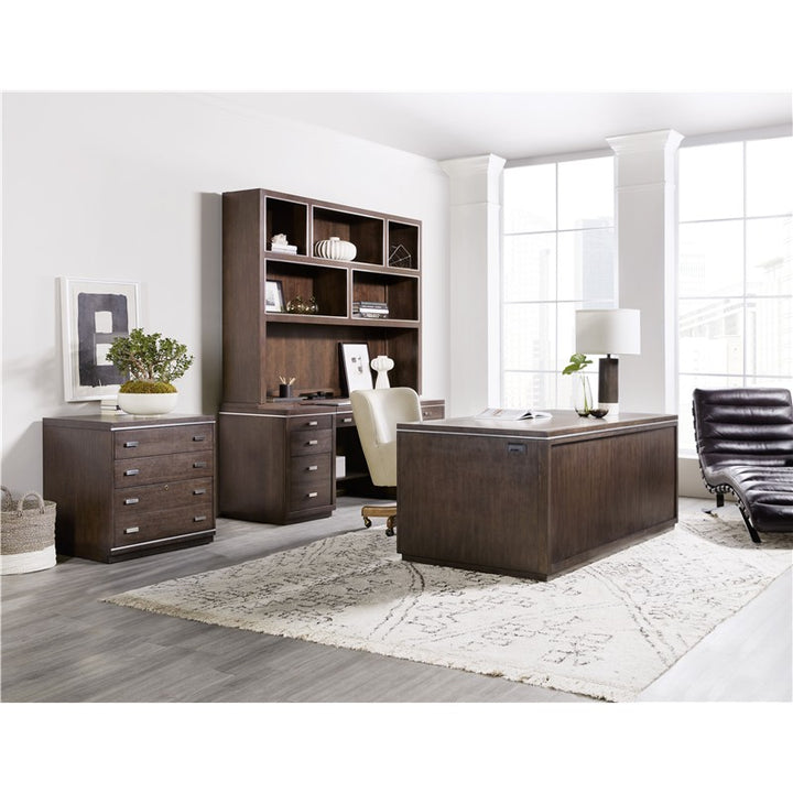 Work Your Way - House Blend Executive Desk - Dark Brown