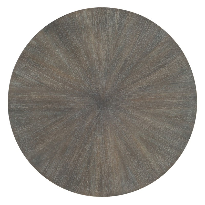 Commerce And Market - Round End Table - Dark Gray