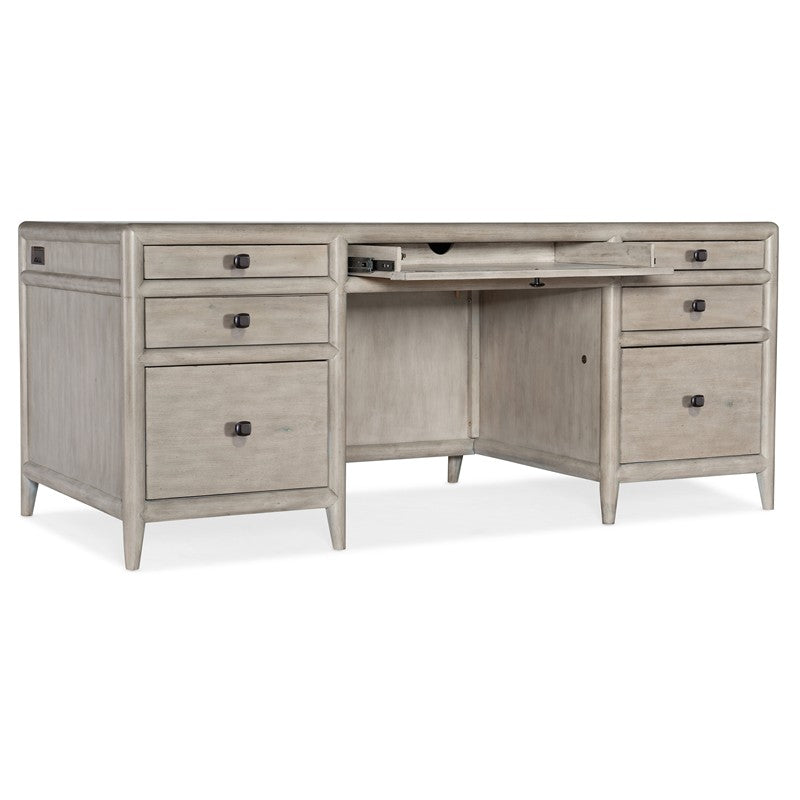 Burnham - Executive Desk - Gray
