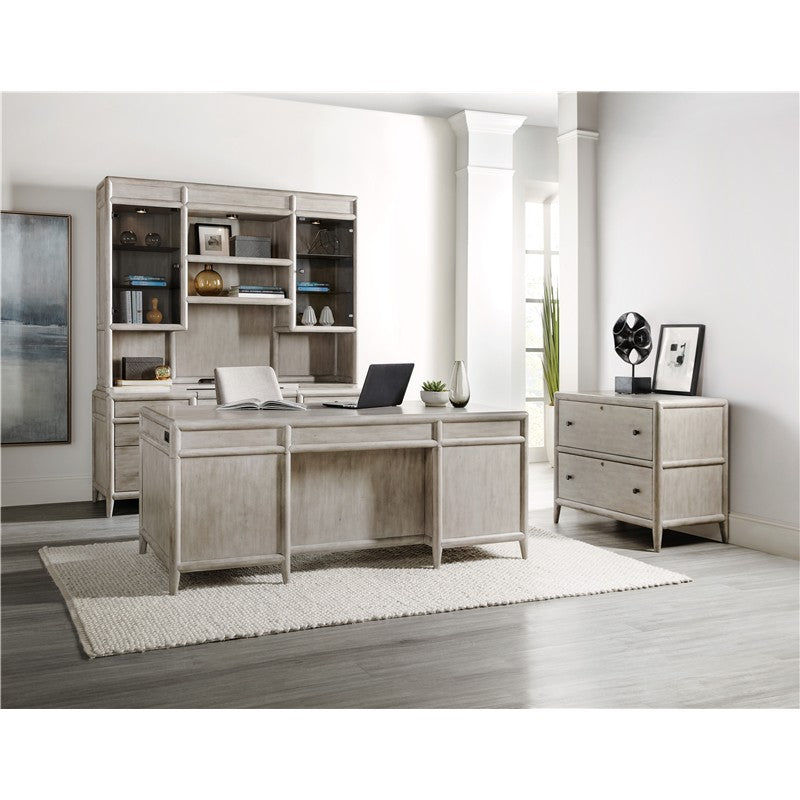 Burnham - Executive Desk - Gray