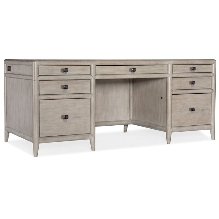 Burnham - Executive Desk - Gray