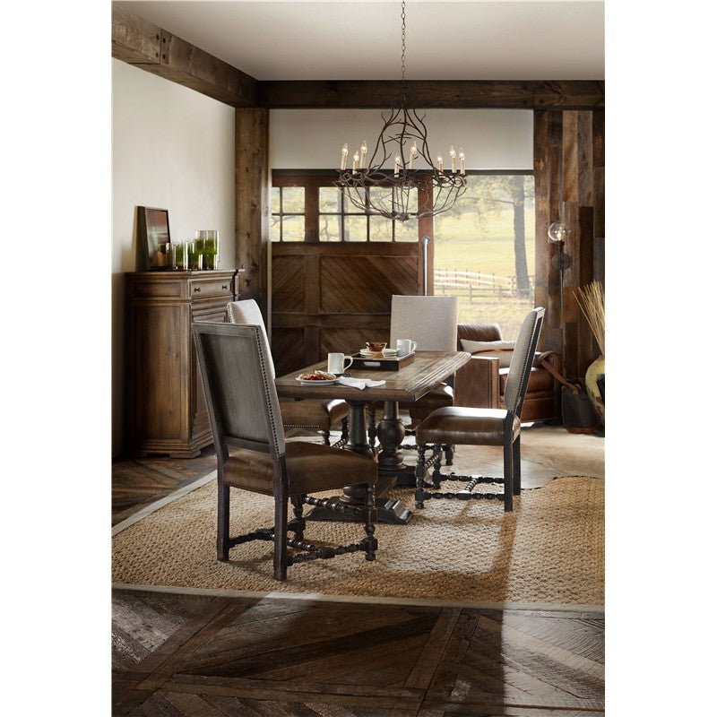 Hill Country - Balcones 60" Friendship Table With 2-12" Leaves