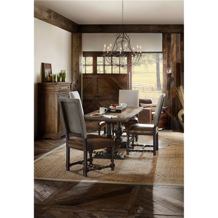 Hill Country - Balcones 60" Friendship Table With 2-12" Leaves