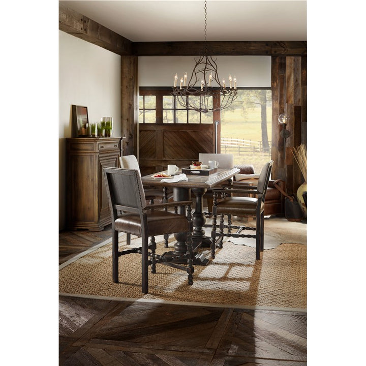 Hill Country - Balcones 60" Friendship Table With 2-12" Leaves