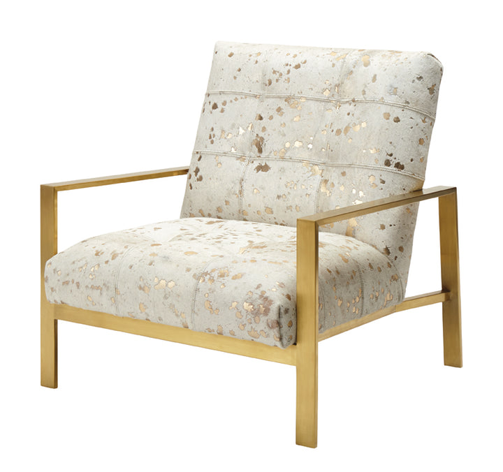 Arlo Tufted Brass Chair
