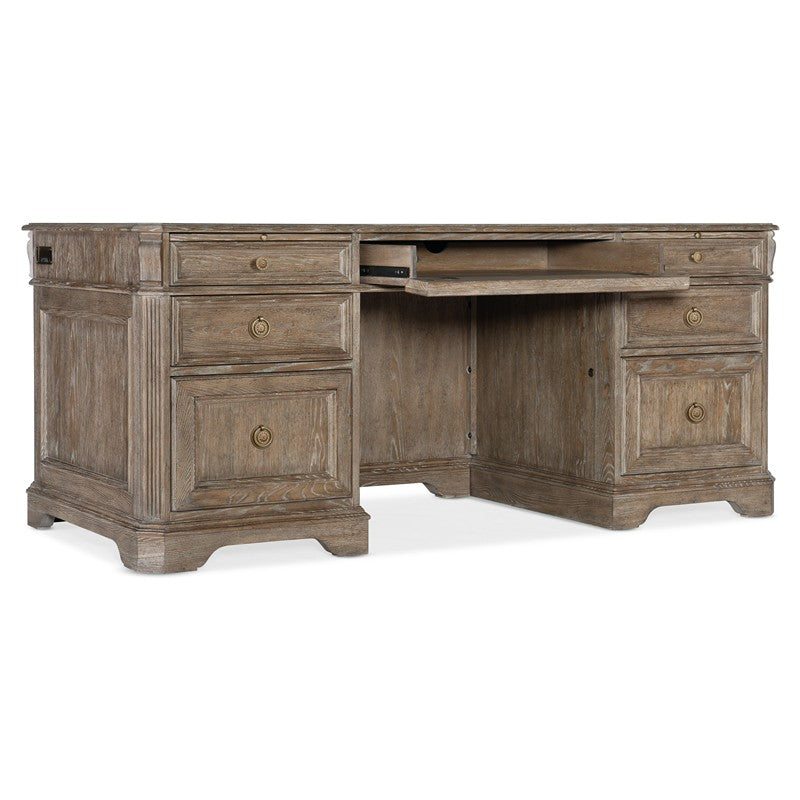 Sutter - Executive Desk - Light Brown