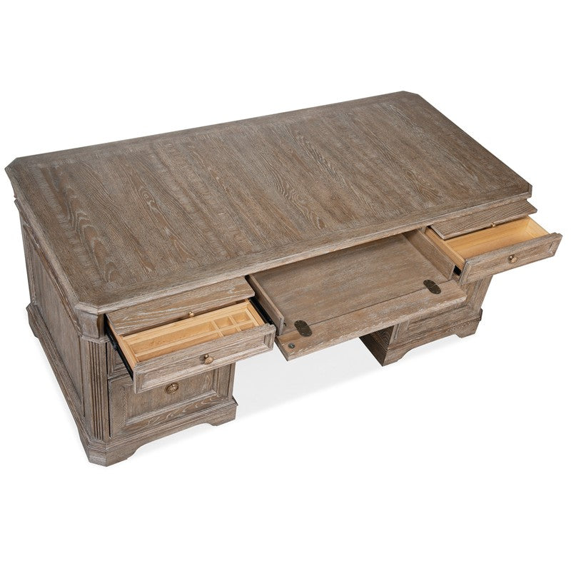 Sutter - Executive Desk - Light Brown