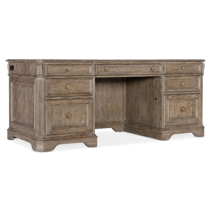 Sutter - Executive Desk - Light Brown