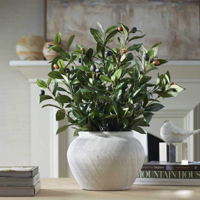 Elena Olive - Centerpiece - White
