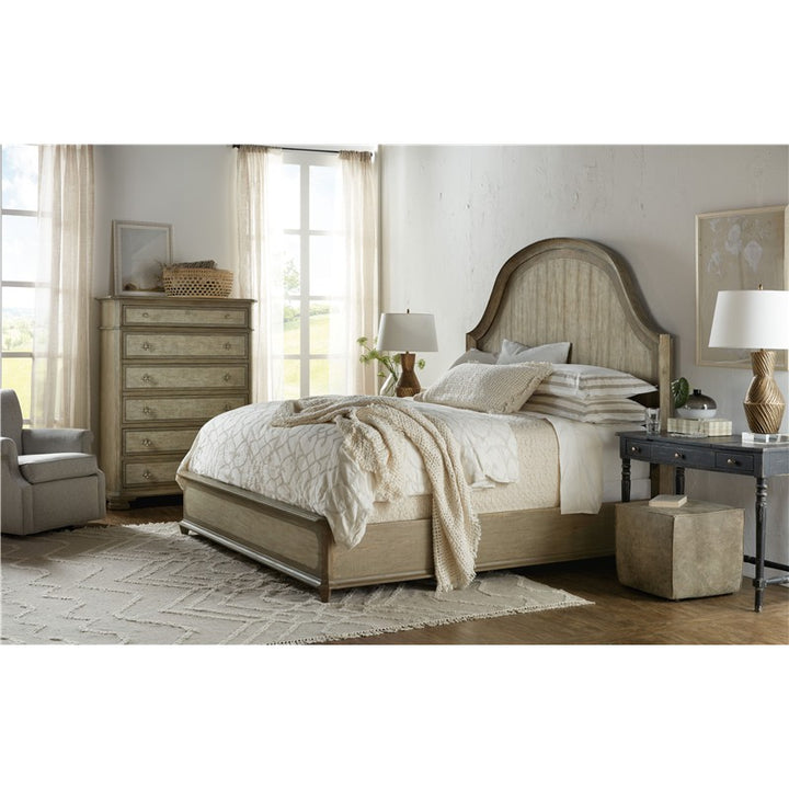 Alfresco - Lauro King Panel Bed With Metal
