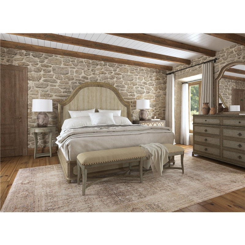 Alfresco - Lauro King Panel Bed With Metal
