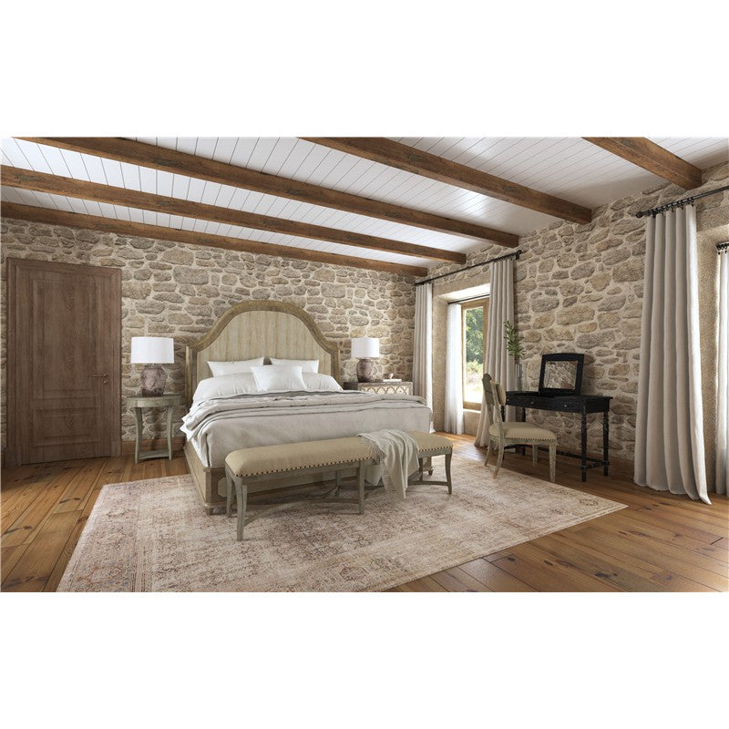 Alfresco - Lauro King Panel Bed With Metal
