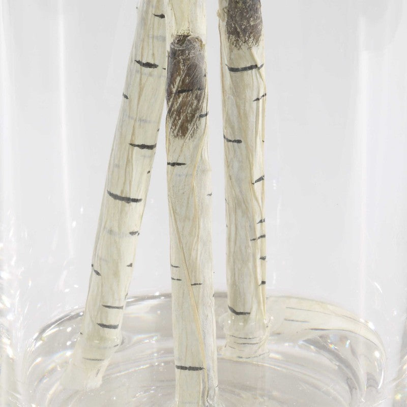 Nigra - Birch Vase Centerpiece - Green