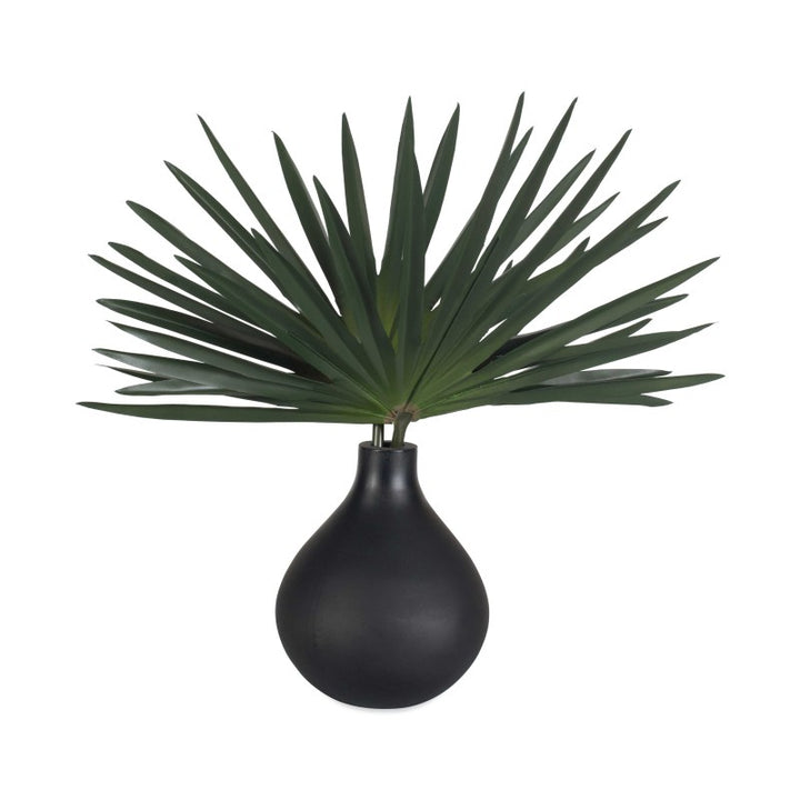 Axis Palm - Accent & Vase - Black / Green