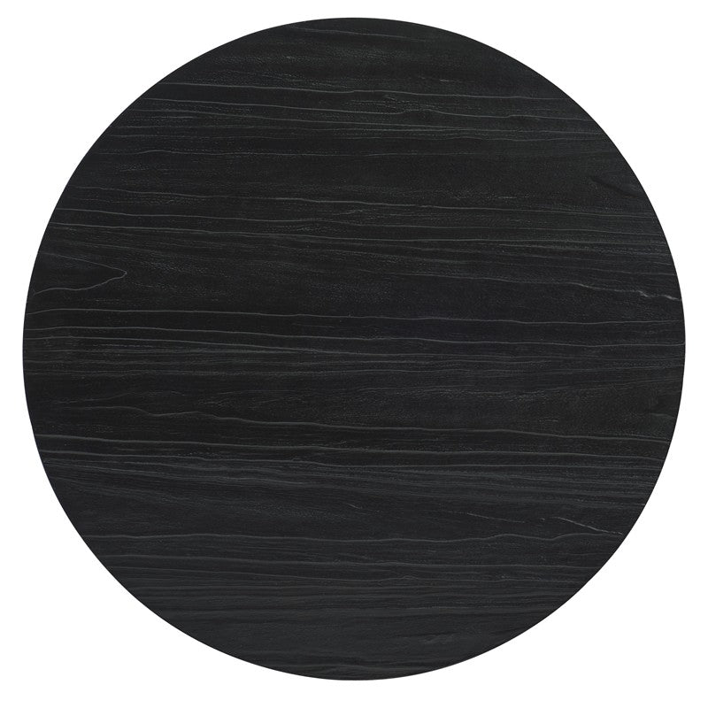 Chapman - Shou Sugi Ban Petite Round Dining Table