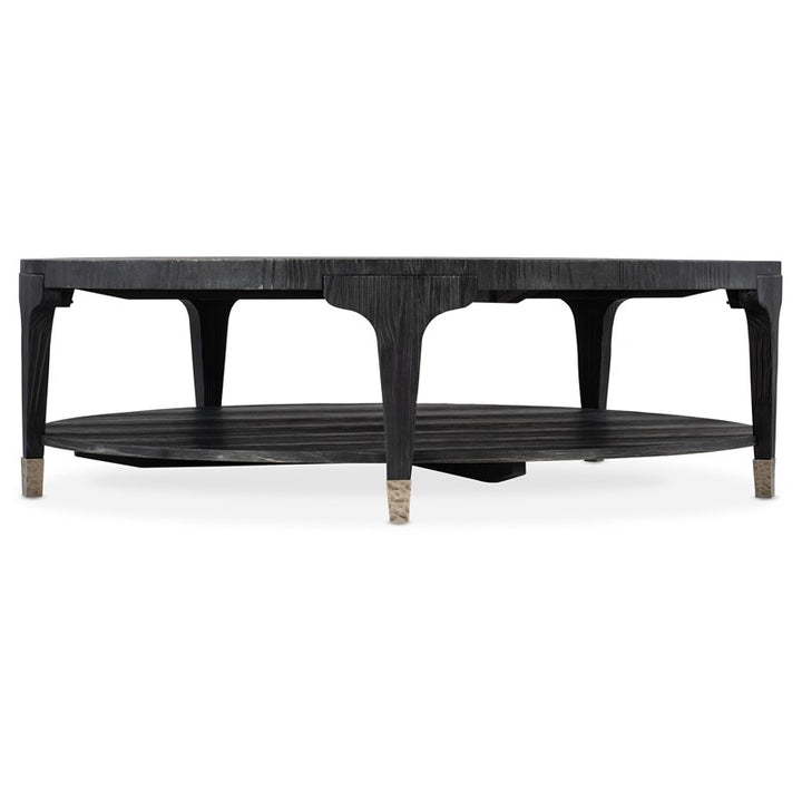 Chapman - Shou Sugi Ban Round Cocktail Table