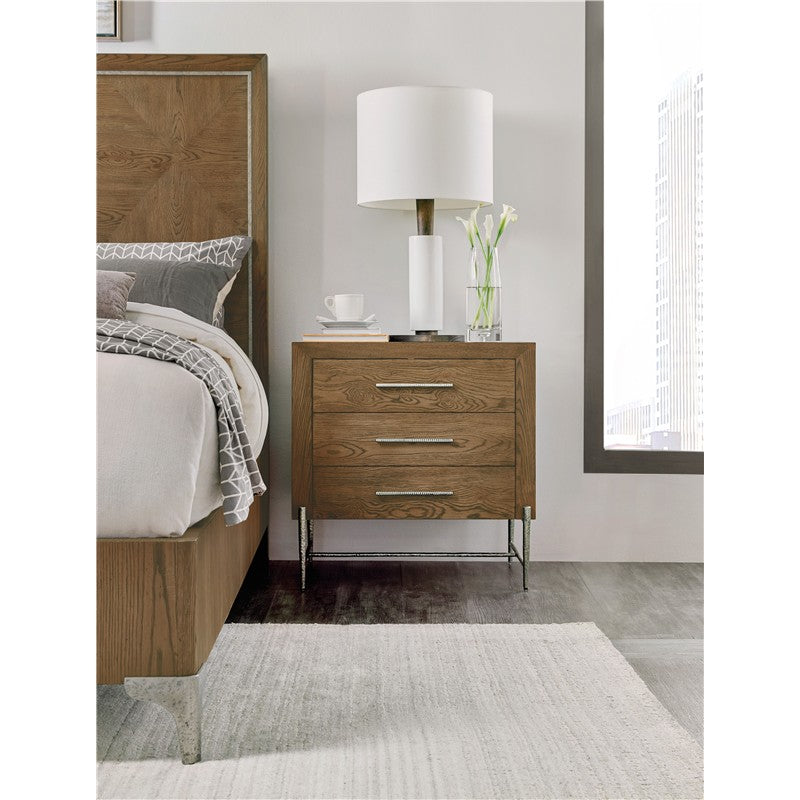 Chapman - 3-Drawer Nightstand - Light Brown