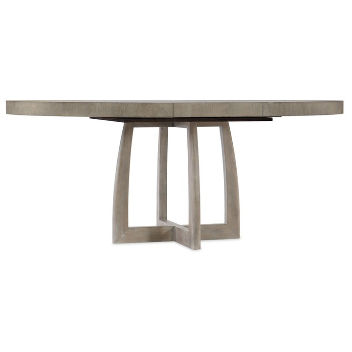 Affinity - 48" Round Pedestal Dining Table With 1-18" Leaf