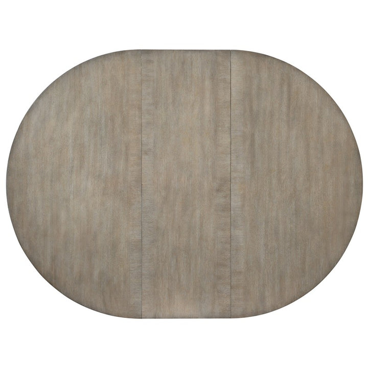 Affinity - 48" Round Pedestal Dining Table With 1-18" Leaf