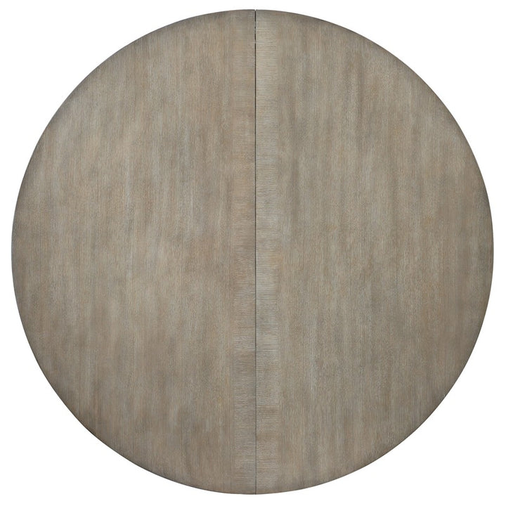 Affinity - 48" Round Pedestal Dining Table With 1-18" Leaf
