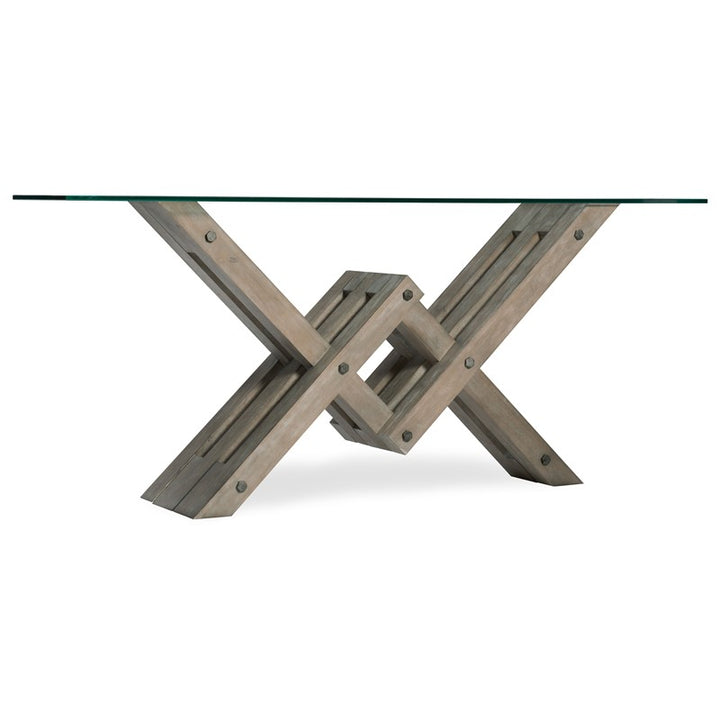Affinity - Glass Top Accent Console
