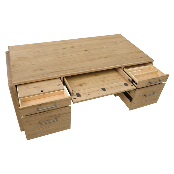 Kalamazoo - Executive Desk - Light Brown