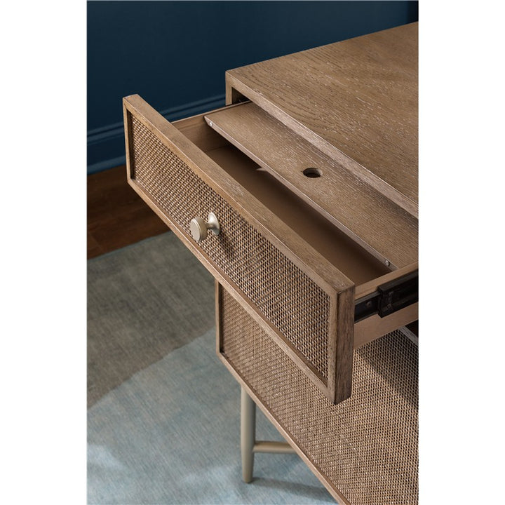 Sonnet - Sonnet Executive Desk - Dark Gray