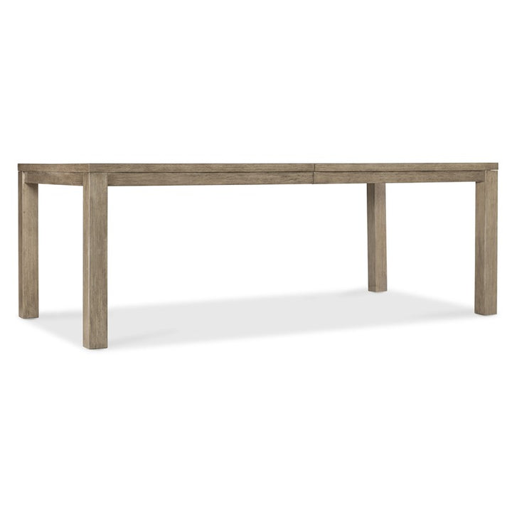 Sonnet - Rectangular Dining Table With One 18" Leaf - Dark Gray
