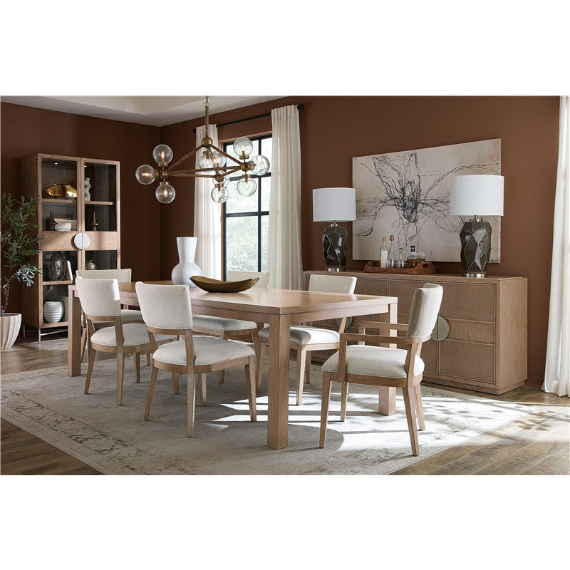 Sonnet - Rectangular Dining Table With One 18" Leaf - Dark Gray