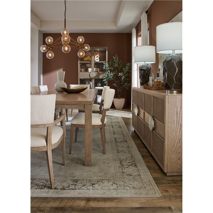 Sonnet - Rectangular Dining Table With One 18" Leaf - Dark Gray