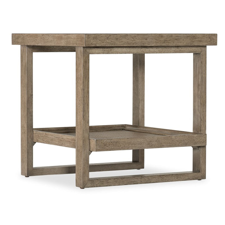 Sonnet - Rectangular End Table - Gray