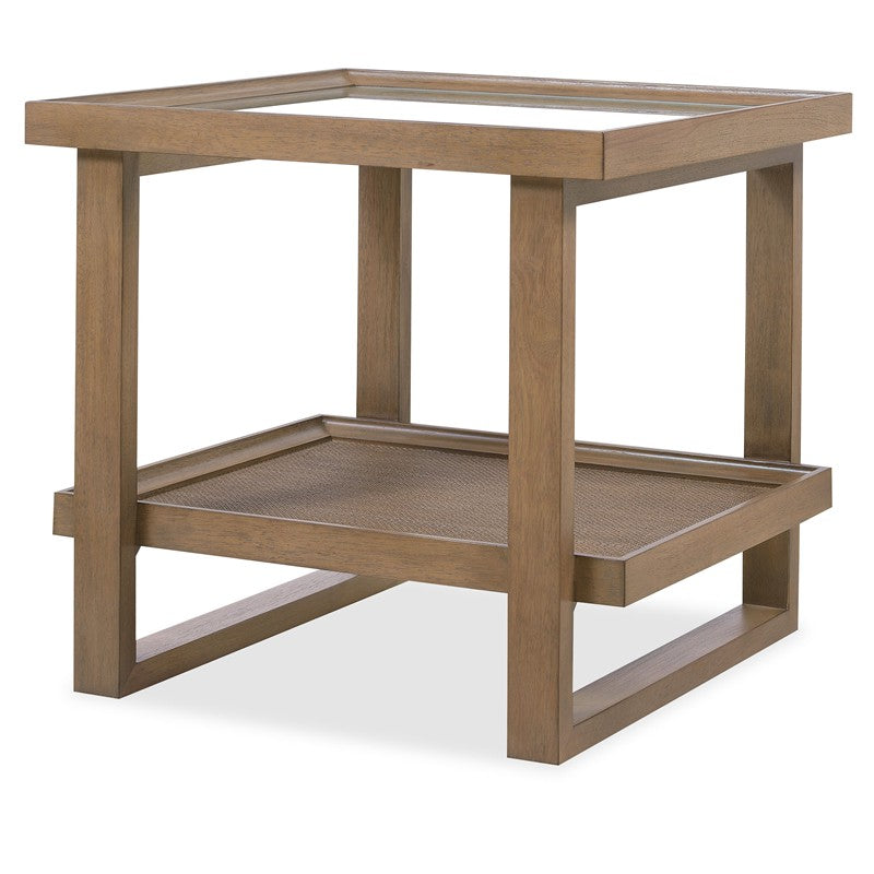 Sonnet - Rectangular End Table - Gray