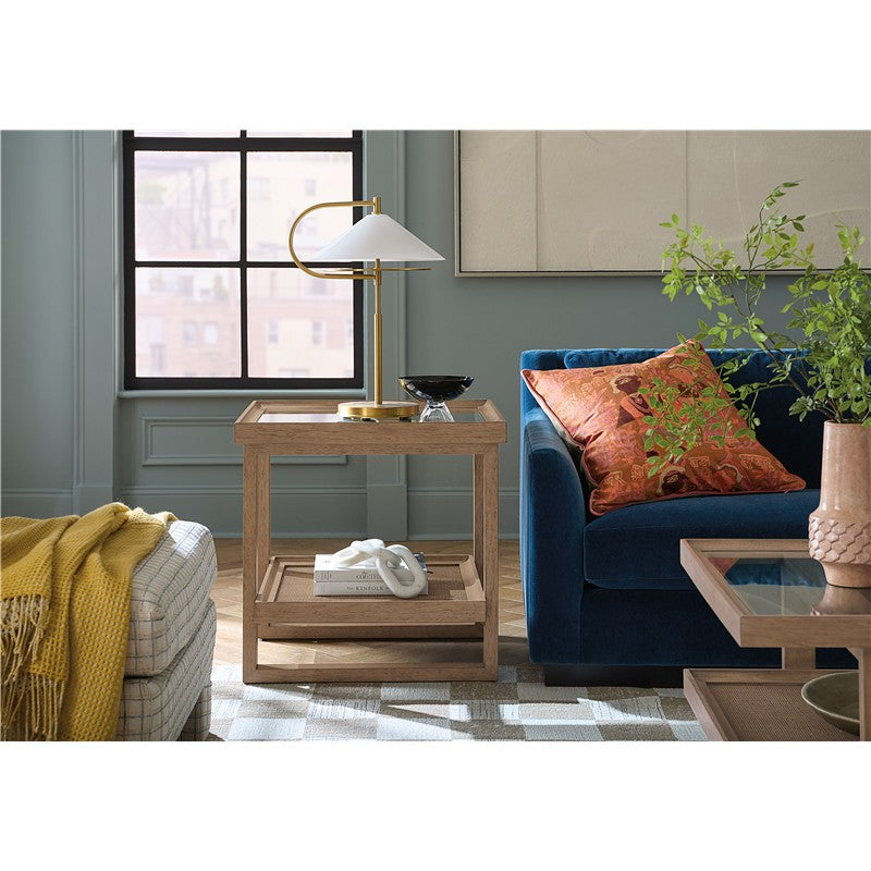 Sonnet - Rectangular End Table - Gray