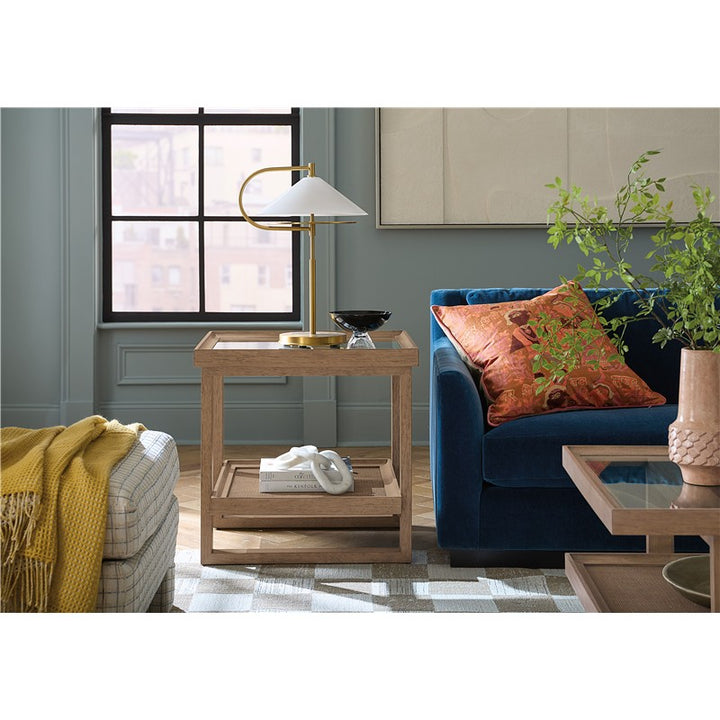 Sonnet - Rectangular End Table - Gray