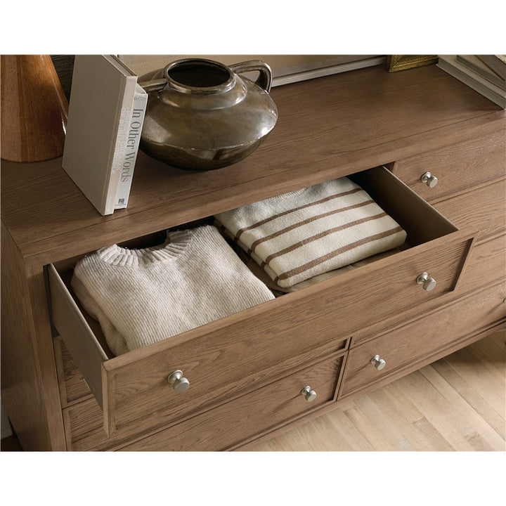 Sonnet - Eight-Drawer Dresser - Dark Gray