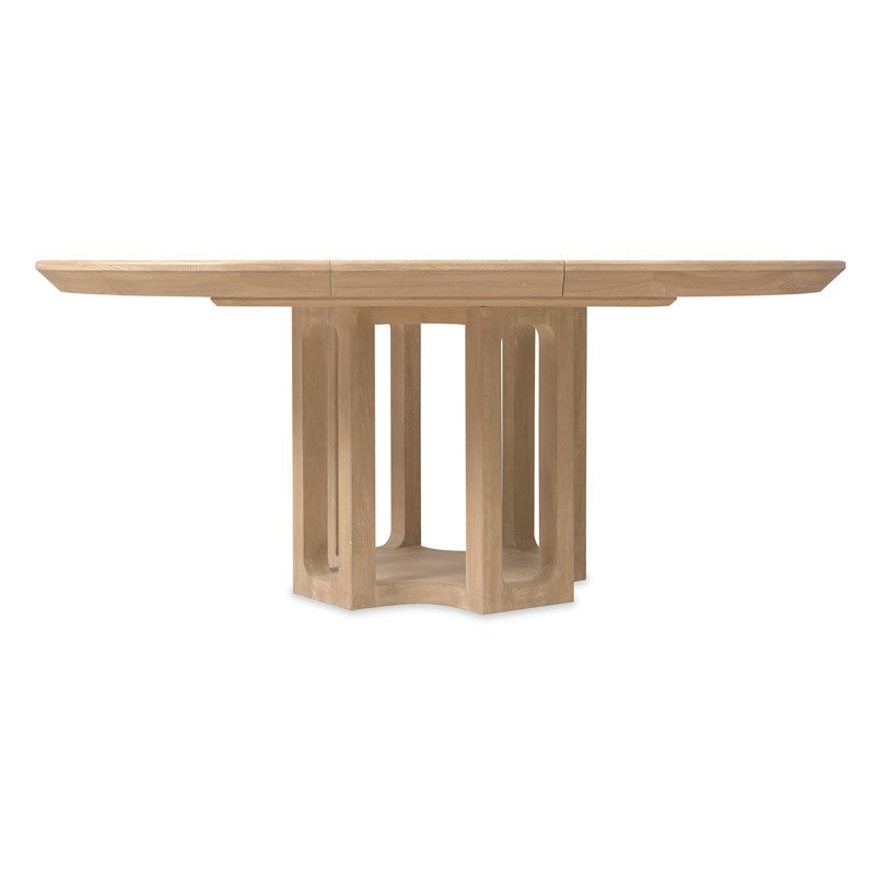 Banyon Bay - Round Dining Table With One 18" Leaf - Light Brown