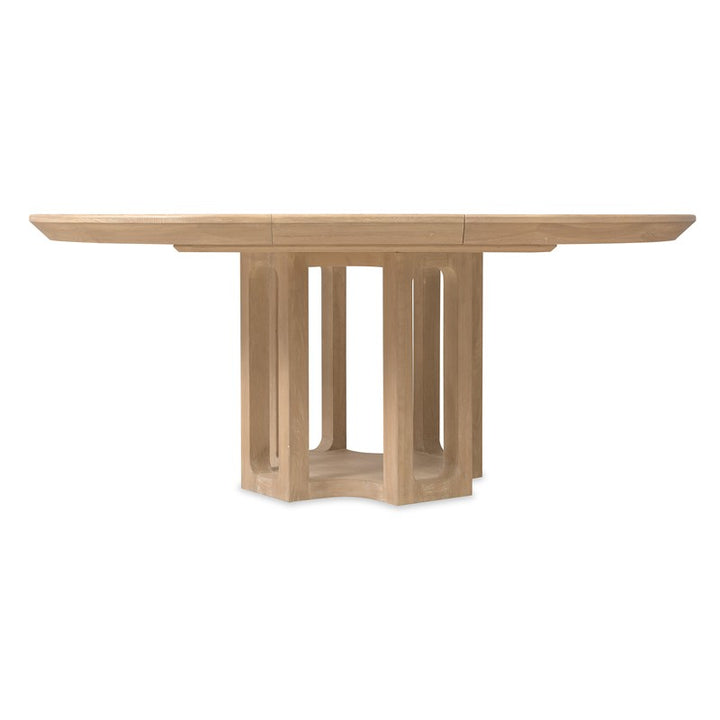 Banyon Bay - Round Dining Table With One 18" Leaf - Light Brown