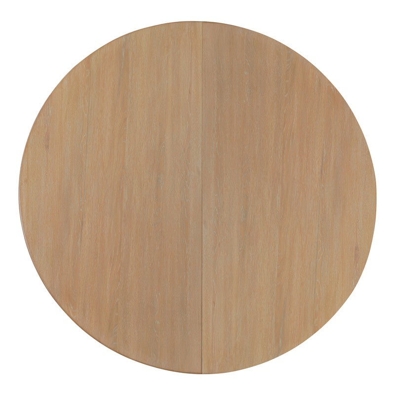Banyon Bay - Round Dining Table With One 18" Leaf - Light Brown