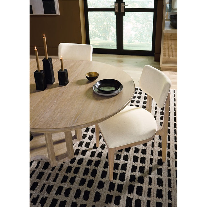 Banyon Bay - Round Dining Table With One 18" Leaf - Light Brown