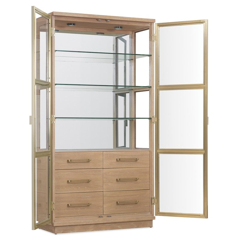 Banyon Bay - Display Cabinet - Desert Oak