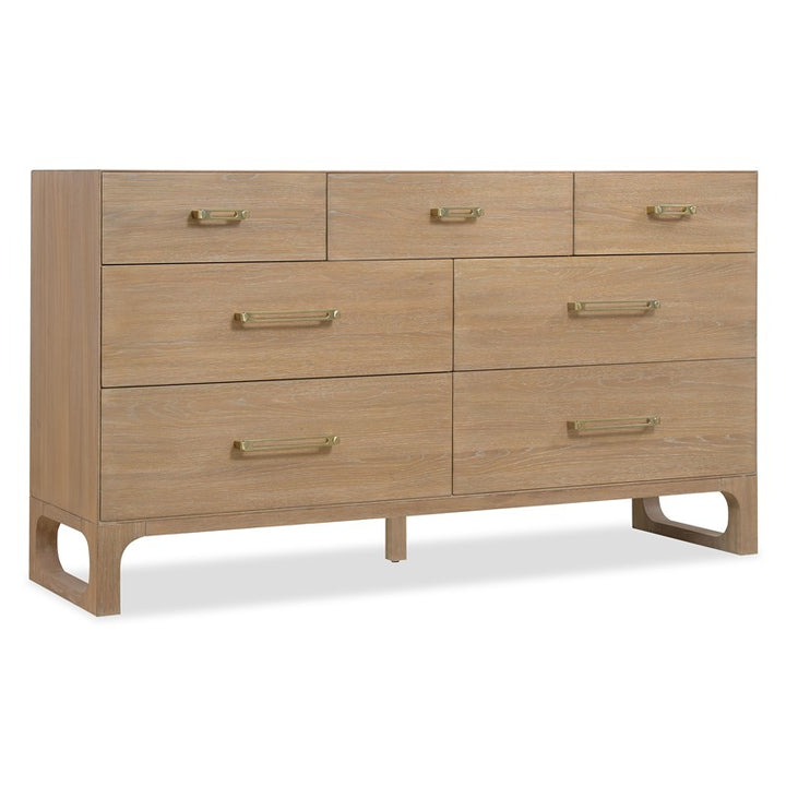 Banyon Bay - Seven Drawer Dresser - Light Brown
